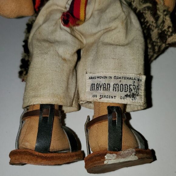 Vintage Mayan Guatemala Doll - Picture 4 of 4
